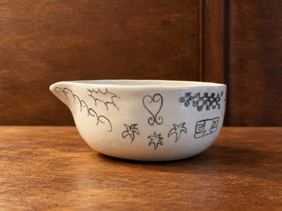 Chawan — Hand-Drawn Matcha Bowl