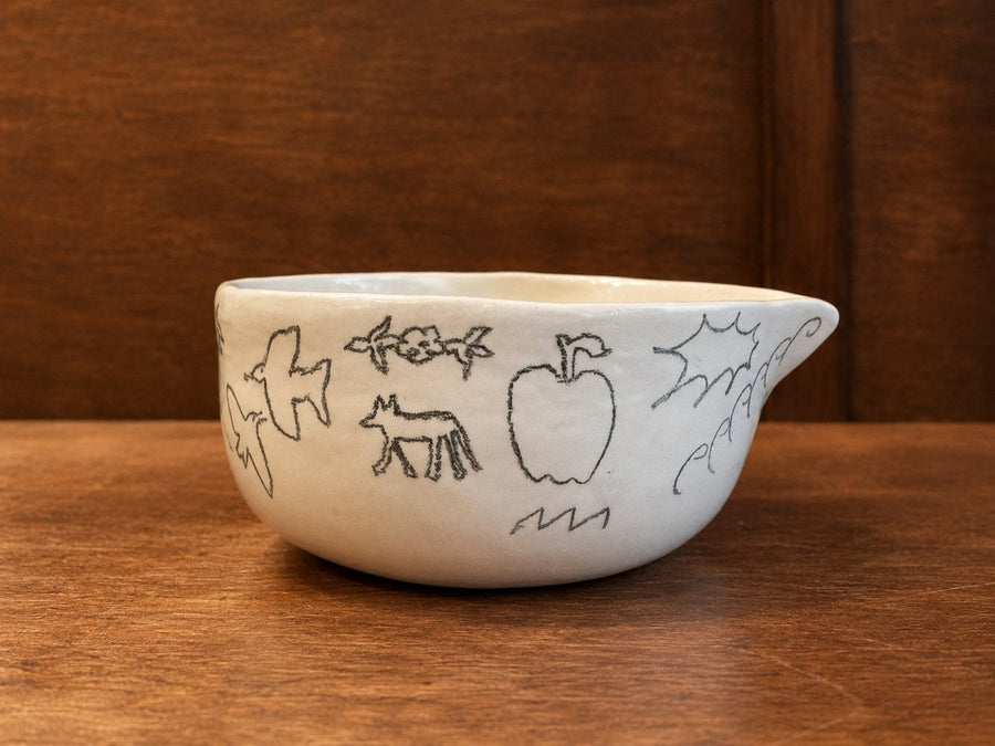Chawan — Hand-Drawn Matcha Bowl