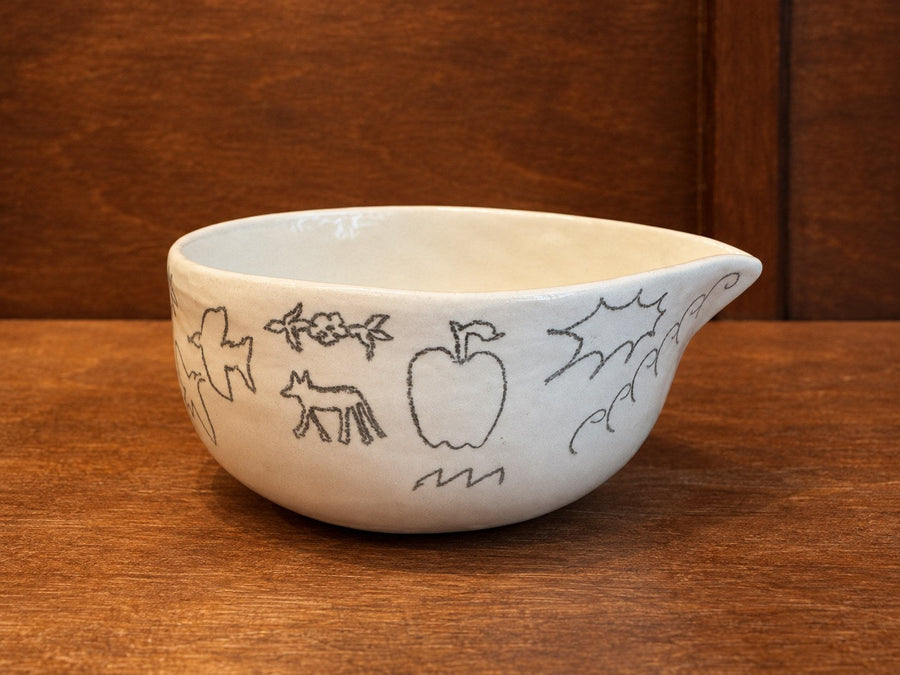 Chawan — Hand-Drawn Matcha Bowl
