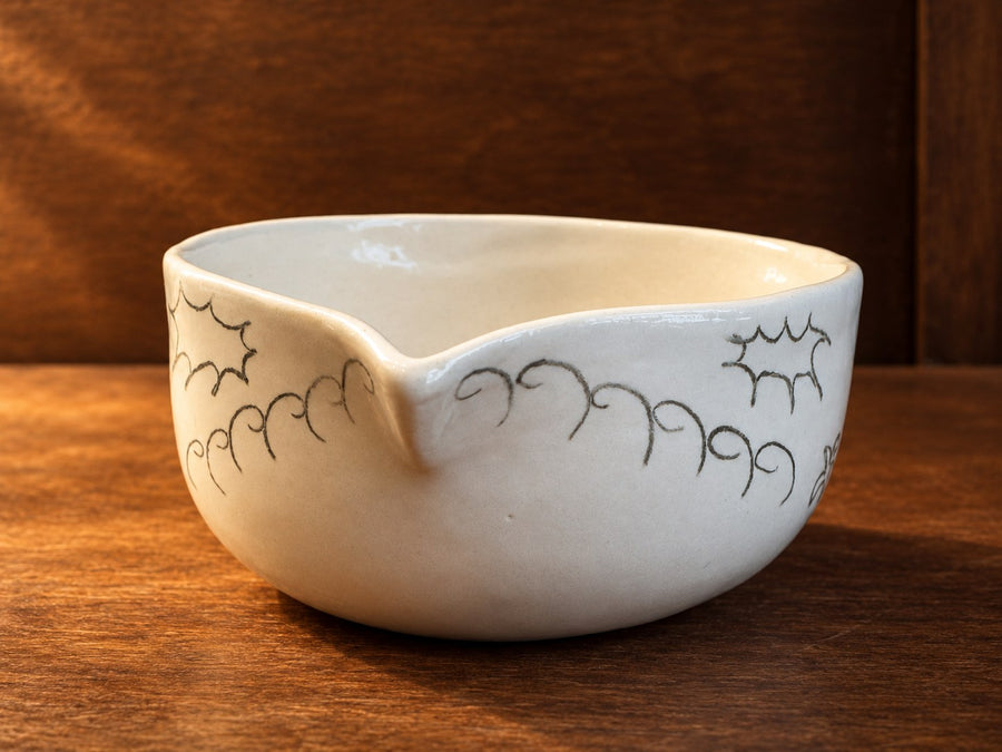 Chawan — Hand-Drawn Matcha Bowl
